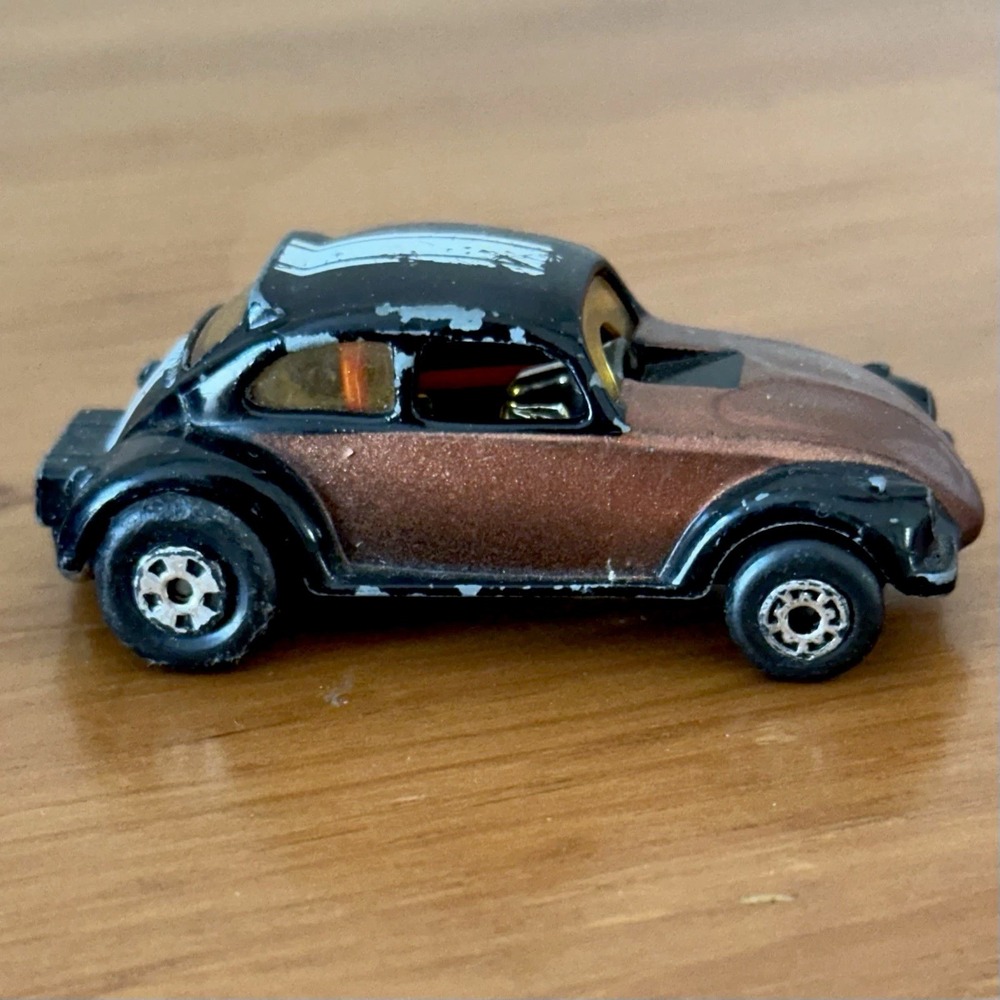 Matchbox - Lesney Superfast No. 46 - Hot Chocolate -VW Beetle 1972 Bright Copper